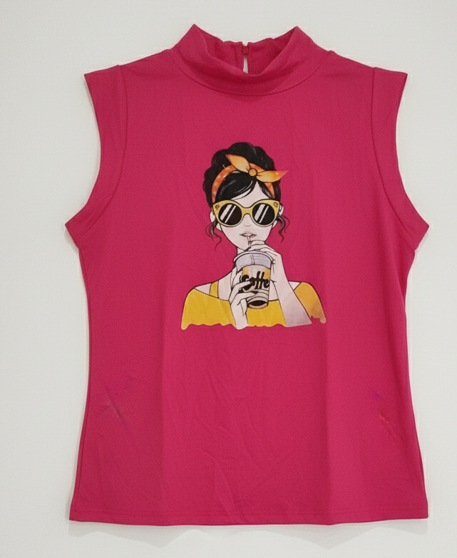 Blusa Manga Sisa - Rosado - L