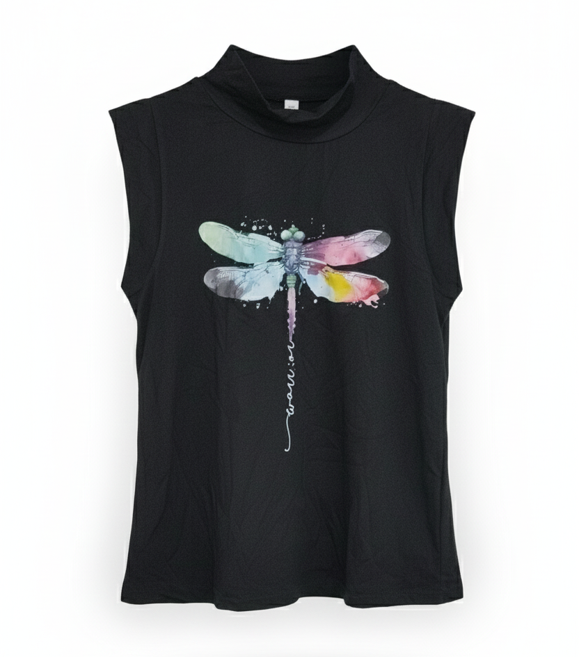 Blusa Manga Sisa - Negro - L