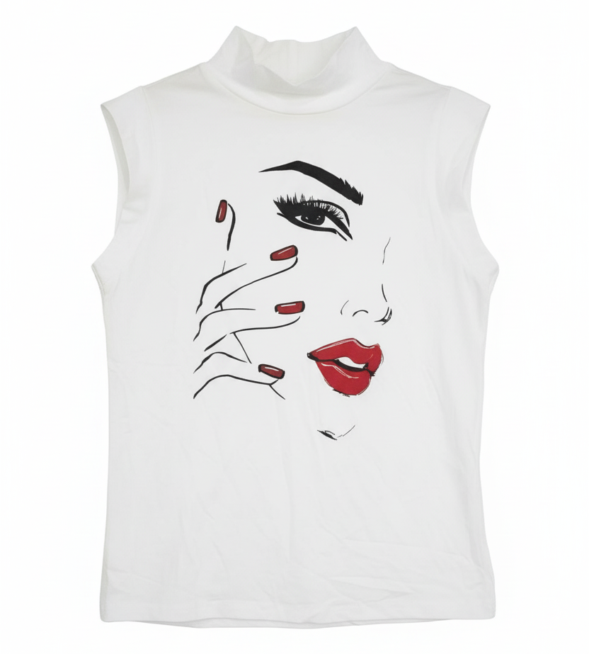 Blusa Manga Sisa - Blanco - S