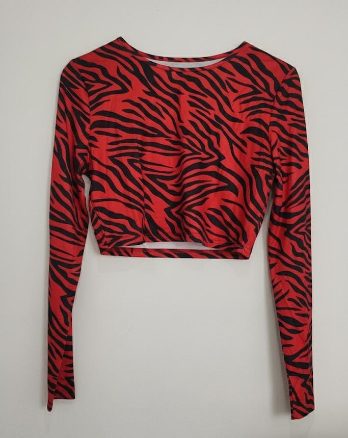 Blusa Corta - Rojo - L