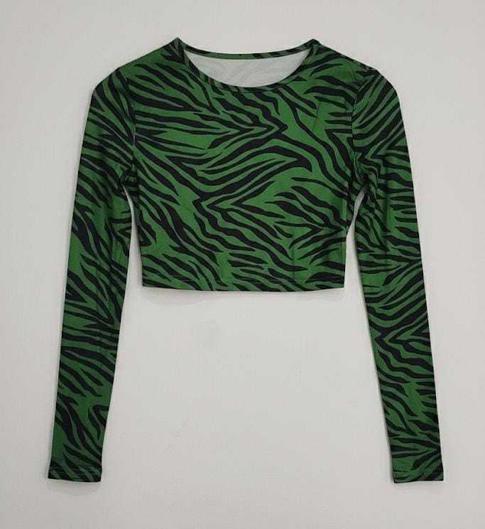 Blusa Corta - Verde - XS