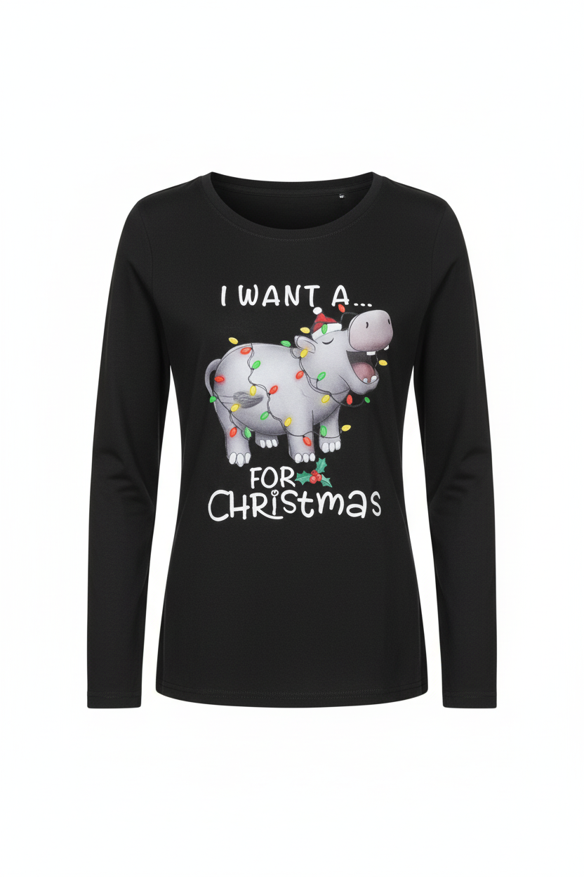 Camibuso Hipopotamo Navideño