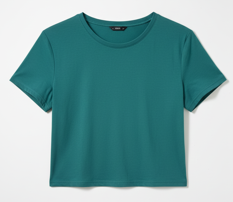 Camiseta Licrada - Verde Oscuro - L