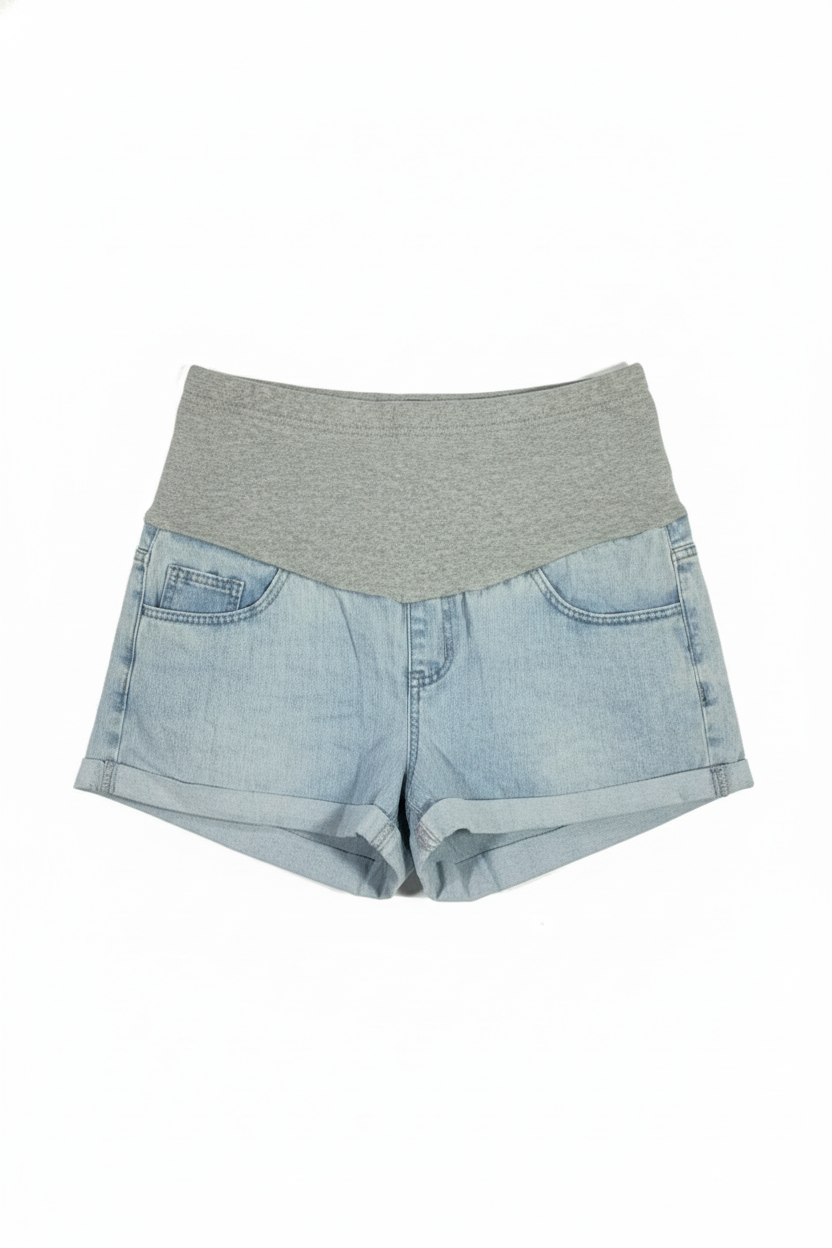 Short De Jean Embarazada - Azul - L