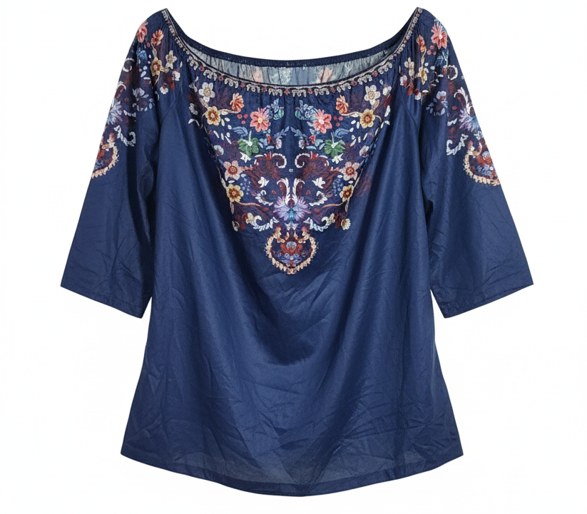Blusa Cuello Bandeja