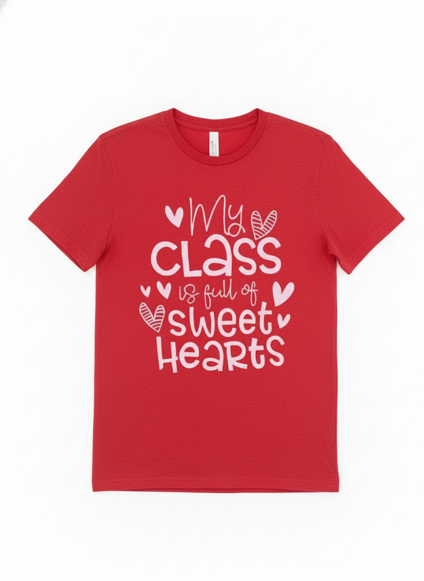 Camiseta Sweet - Rojo - L