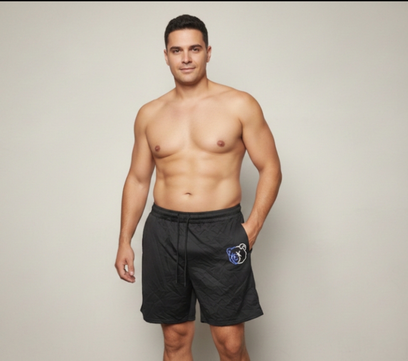 Pantaloneta Deportiva Plus - Negro - 3XL