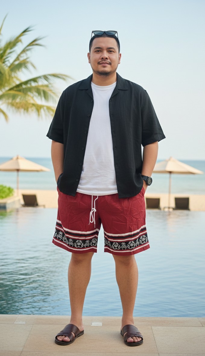 Pantaloneta De Playa Plus