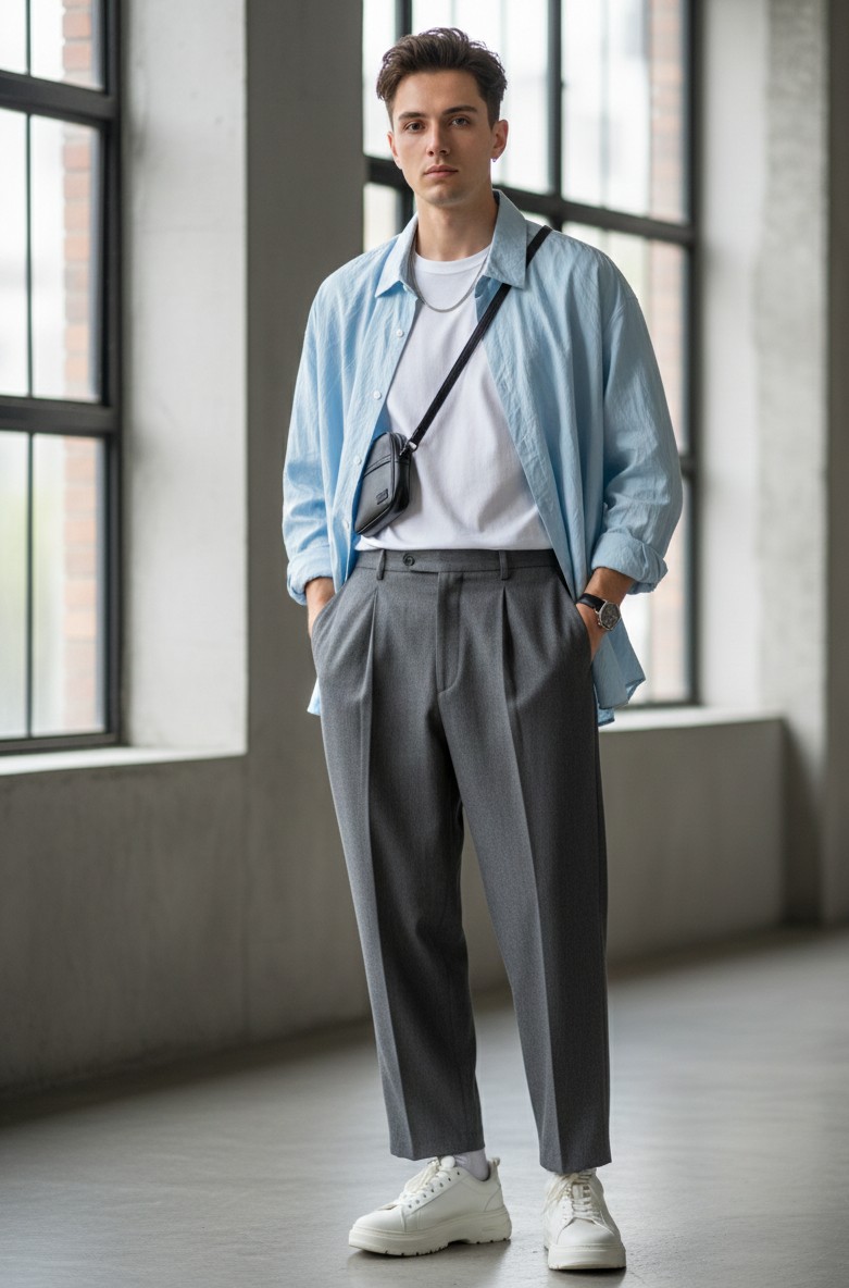 Camisa Manga Larga Overzise