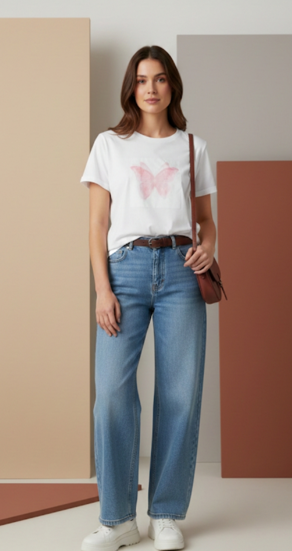 Camisa estampada mariposa