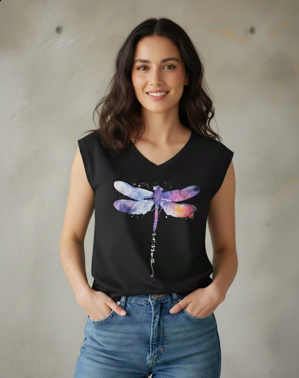 Blusa Manga Sisa Libelula