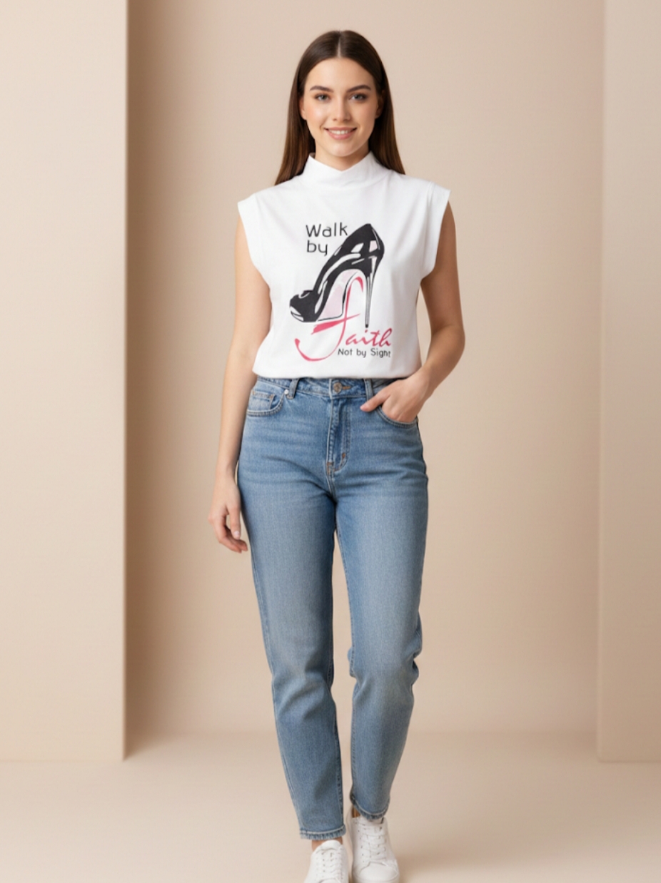 Blusa Manga Sisa Tacon