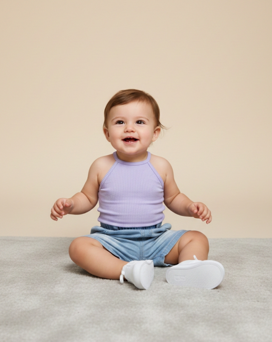 Blusa esqueleto niña bebe