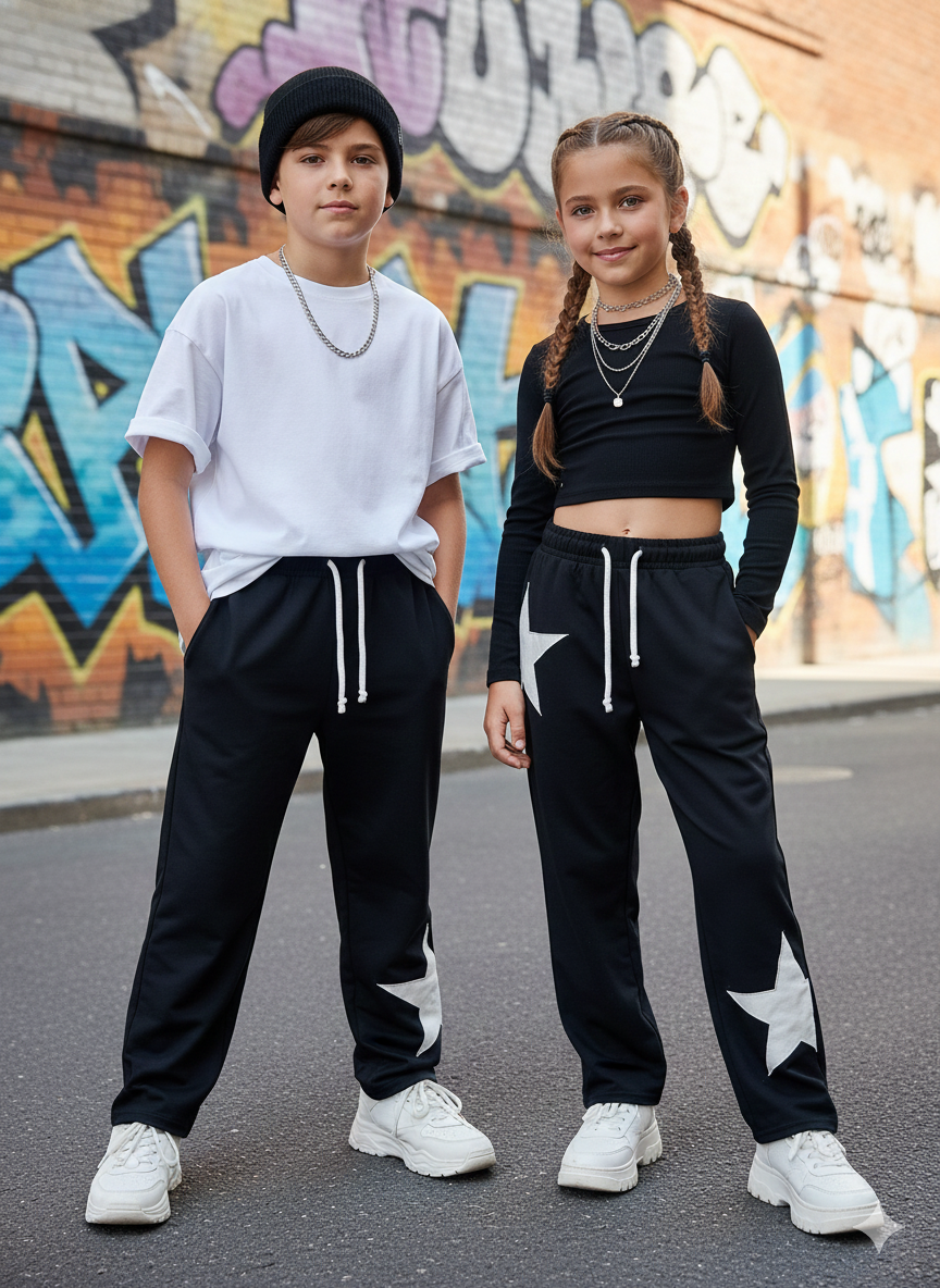 Sudadera unisex estrella de rock- Negro - 12