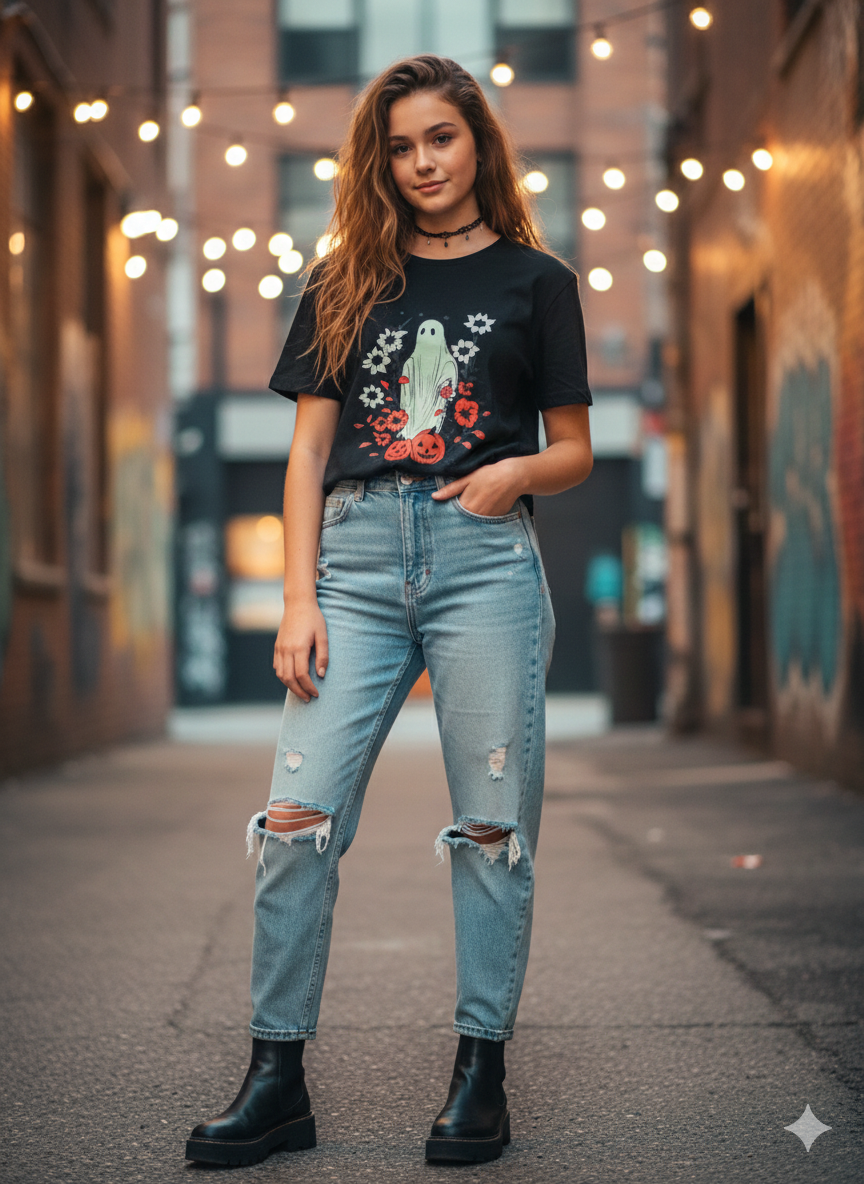 Camiseta estampada halloween