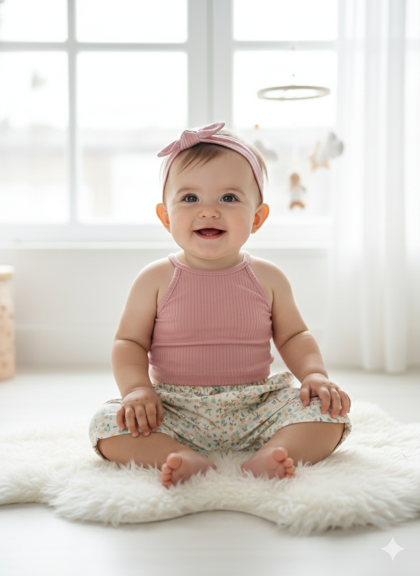 Blusa esqueleto niña bebe - Rosa - 2