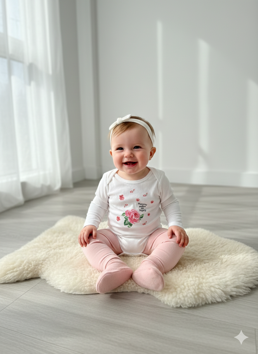 body manga larga flores