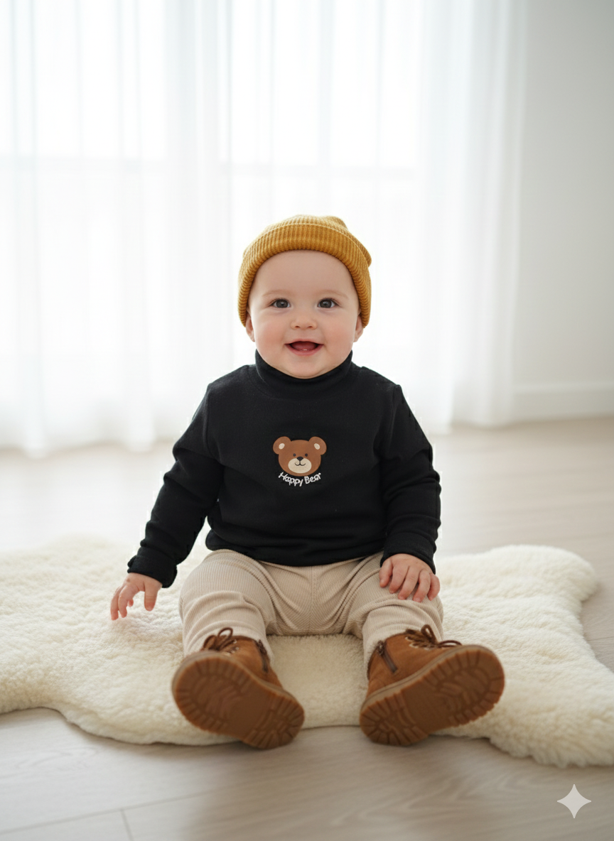 Buso Cuello Tortuga - Negro - 18-24M