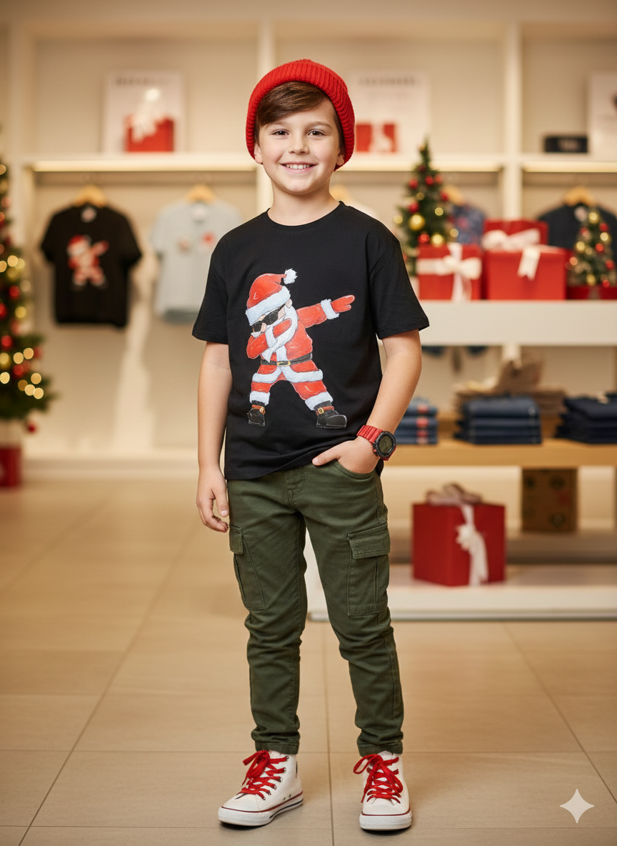 Camisa navideña niño